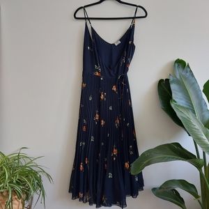 Wilfred beaune wrap dress rose pattern